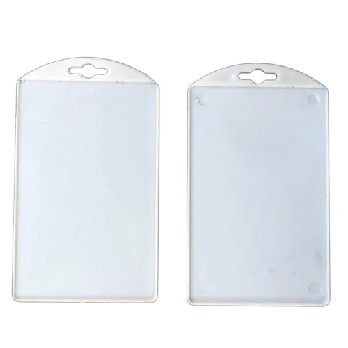 White Id Card Holder
