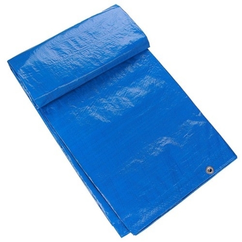 Flexible Sheet Canvas Tarpaulin - Blue Canvas Tarpaulin Plain Woven Polyester Base PVC Laminated Rust Proof Flexible Sheet