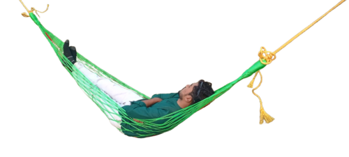 Nylon Net Swing Hammock