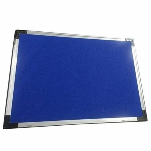 Rectangular Blue Pin Notice Board