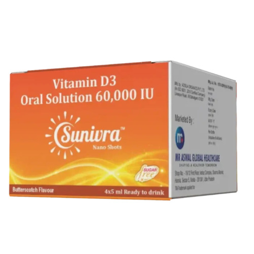 Sunivra Vitamin D3 60000 IU Nano Droplet Oral Solution