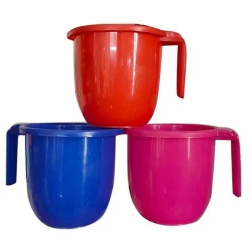 2 Ltr Plastic Mug - Plastic, 2 L, Multi Color | Rigid, Heat Resistant, UV Resistant, Polished Finish
