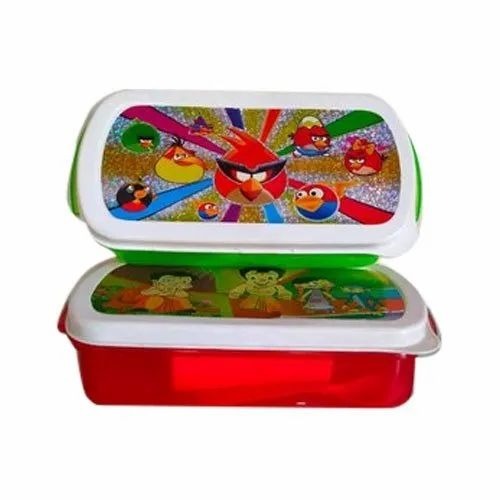 350ml Printed Plastic Lunch Box