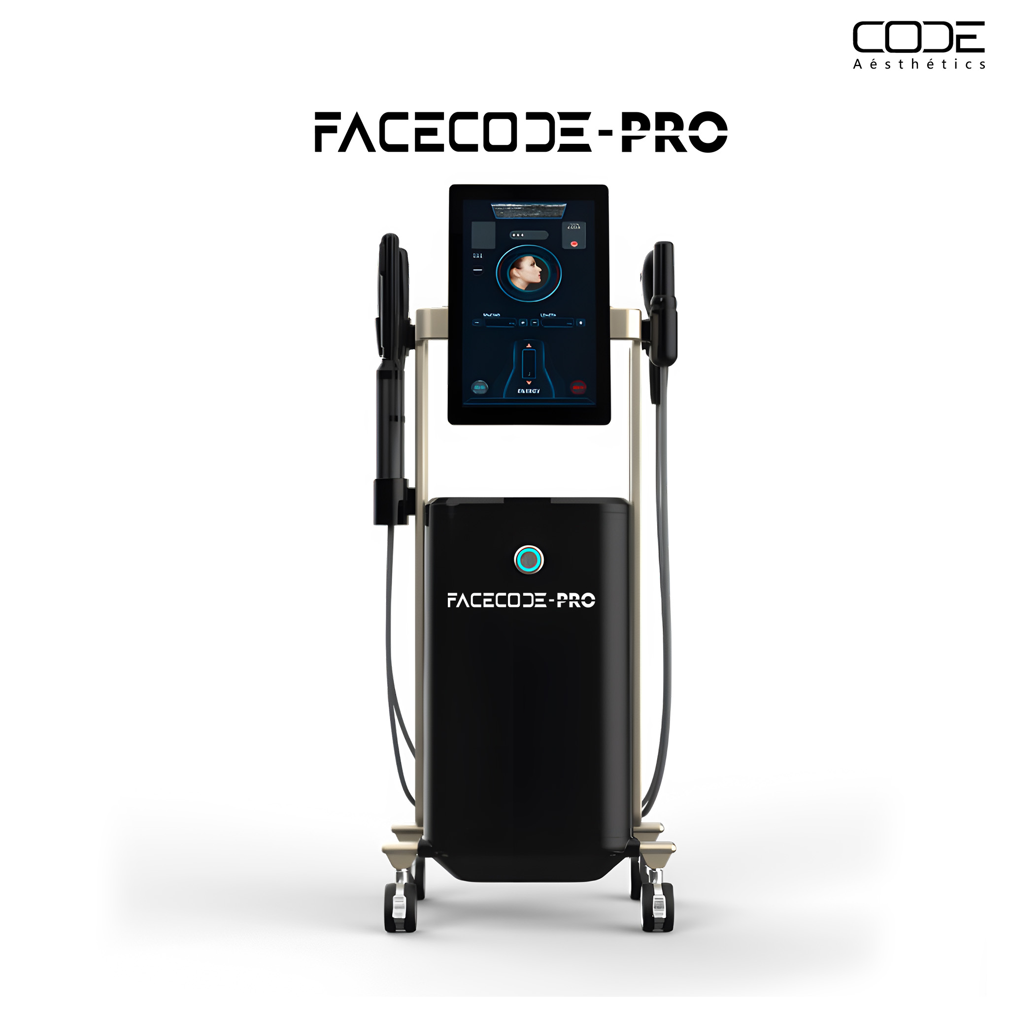 Facecode Pro Hifu Skin Tightening Machine - Color: Black & Silver