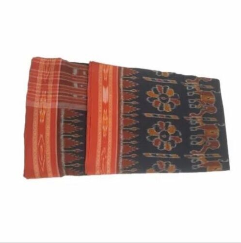 Ladies Printed Cotton Saree - Multi Color Regular Fit Lightweight | Elegant Design Quick Dry Comfortable Fit