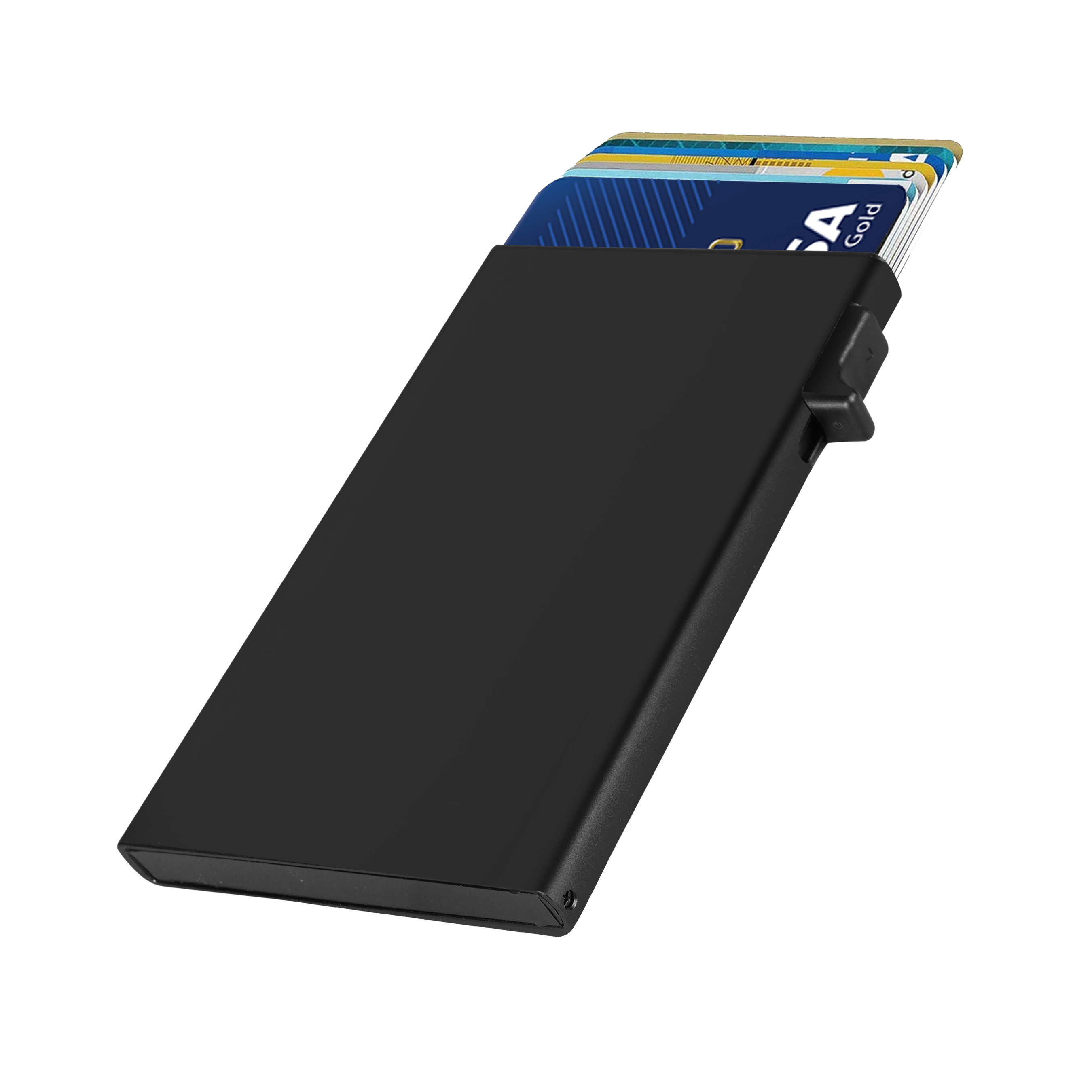 Lorem Black Mini Card Holder For Id, Credit-Debit Card Holder - Advantage: Slim & Pocket Friendly