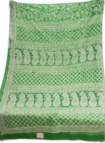 Lucknowi Chikankari Georgette Saree