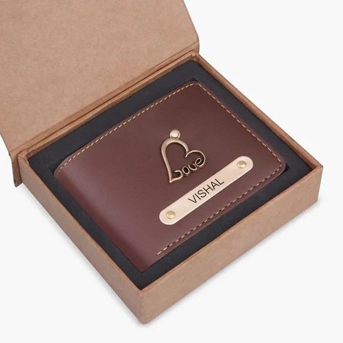 Men Brown Leather Wallet