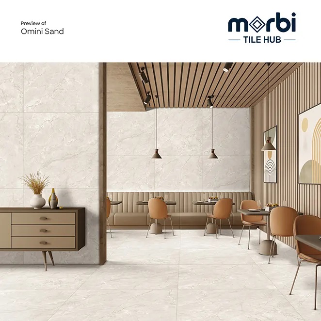 Omini Sand 1000X1000Mm Satin Stone Look Tile - Shape: Square