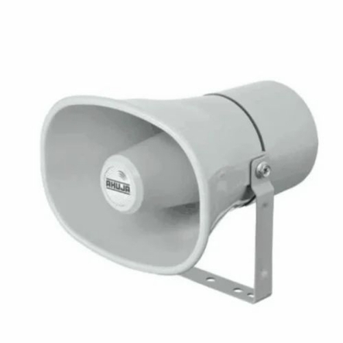 Ahuja Uhc10 Horn Speaker 12v - Abs Body, Metal Bracket, 8 Ohms, 98db Sensitivity | Weather-resistant, Clear Powerful Sound, Easy Mounting