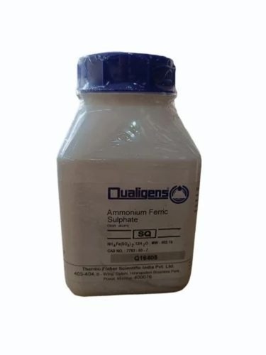 Ammonium Ferric Sulphate - Powder 500gm Bottle 99% Purity AR Grade | Chemical Process Industry Use
