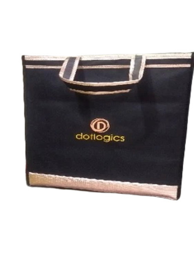 Black Jute Carry Bag