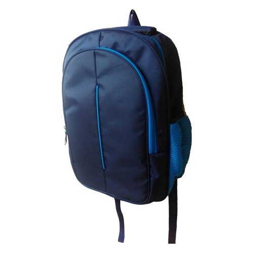 Blue Polyester School Bag
