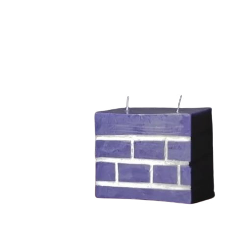 Brick Design Candle