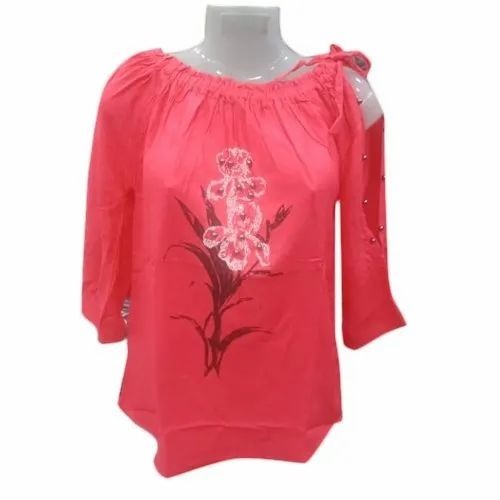 Cotton Printed Fancy Top