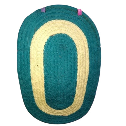 Green Cotton Door Mat