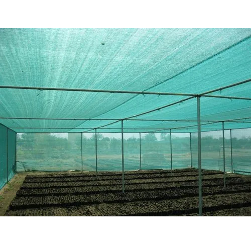 Greenhouse Shade Net - HDPE Plastic 3x50 MTR Green, 50%-90% Shade Rate | Virgin UV Stabilized, Agriculture & Poultry Use