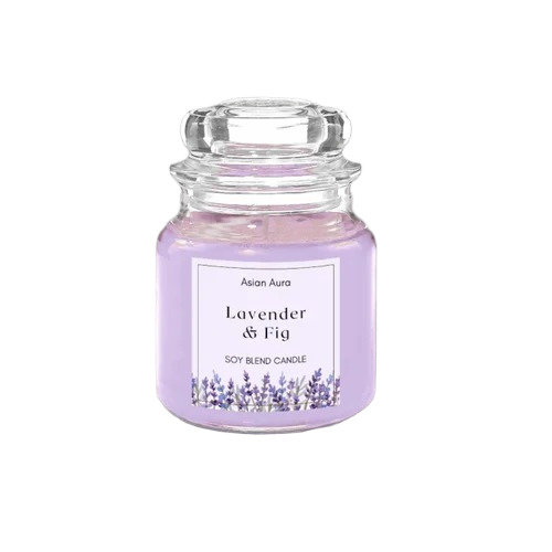 Lavender And Fig Jar Scented Candle