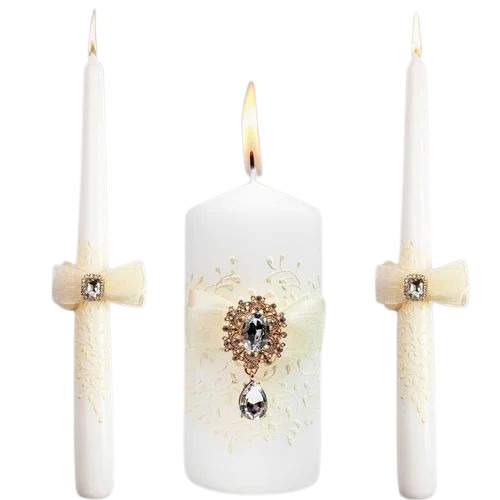 White Pillar Candles