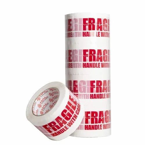 White Printed Bopp Tape