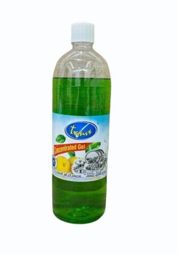 1 Litre Concentrated Dishwash Gel - 1L Green Bottle, Manual Use | Antiseptic, 12 Months Shelf Life