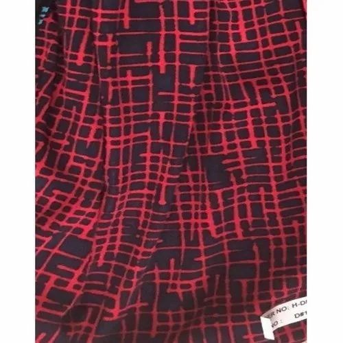 38inch Printed 4 Way Lycra Fabric - 160 GSM Multicolor | Plain Pattern, Custom Size, Machine Wash