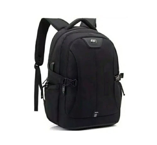 Black Polyester School Bag