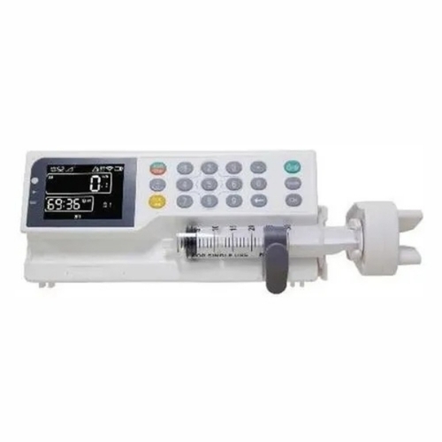 Bm 51 Syringe Pump - Metal All Sizes White | Precision Dosing Programmable Rate Digital Display Safety Alarm