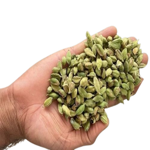 Bold Green Cardamom - Raw Green Pieces, Food Grade | Rich Aroma, 12% Moisture, Cooking Use