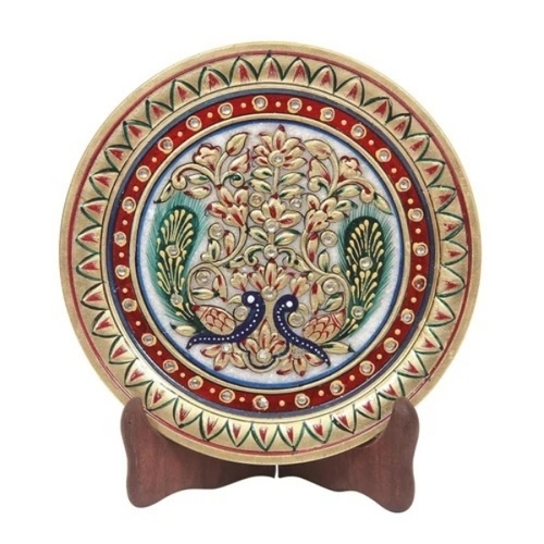 Hand Painted Marble Plate
