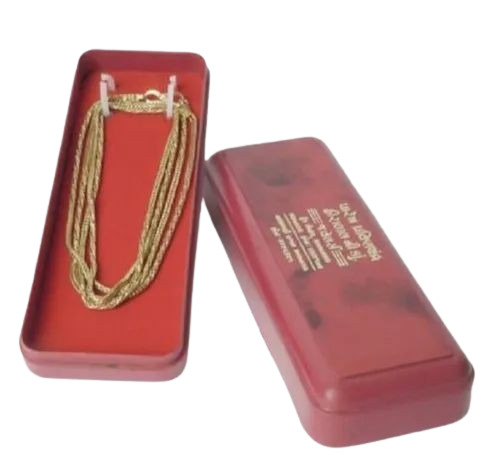 Maroon Chain Jewelry Box