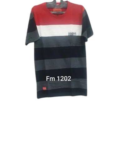 Mens Lycra Round Neck T Shirt
