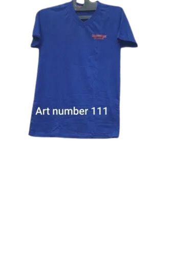 Mens V Neck Plain T Shirt