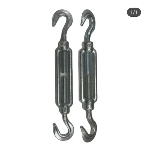 Mild Steel Forged Turnbuckle - Silver, All Sizes | Heavy Duty, Corrosion Resistant, Threaded Ends, Load Bearing