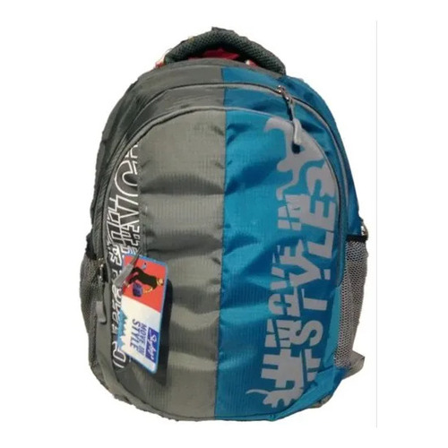 Nylon Printed Shoulder School Bag