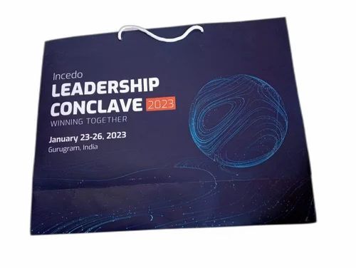 Printed Art Paper Shopping Carry Bag