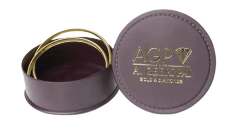 Purple Plastic Bangle Box