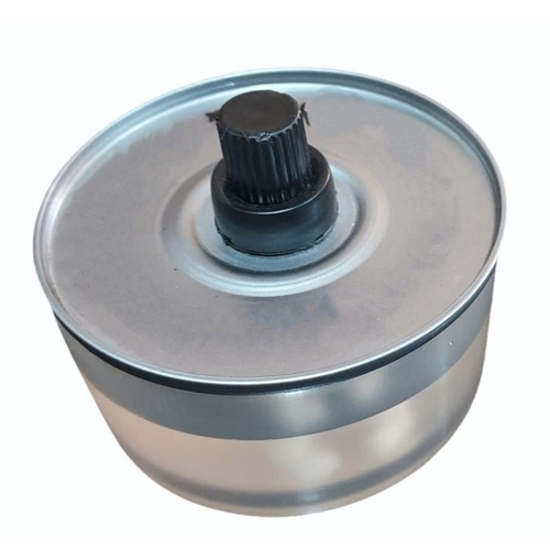 Wick Chafing Burner Liquid Fuel - 200g Blue Tin, Refillable Container, Clean Burning, Smoke Free, Spill Resistant