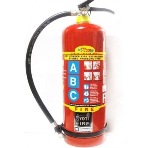6 Kg Abc Fire Extinguisher - Red, Portable, High Pressure | Non Conductive, Quick Extinguishing, Eco Friendly, Durable Body