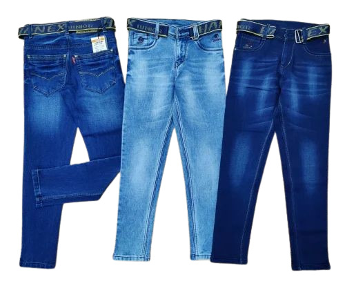 Boys Denim Jeans - Denim, Various Sizes, Multi Color | Breathable, Anti UV, Quick Dry, Comfortable Fit