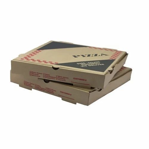 Brown Color Pizza Packaging Box
