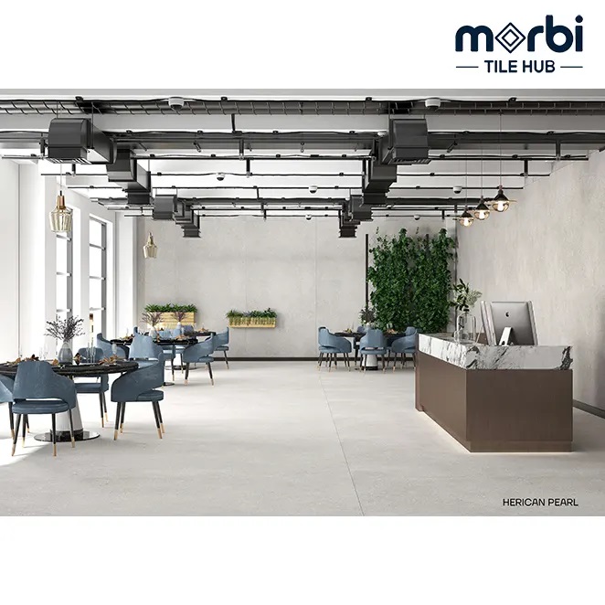 Herican Pearl 1600X3200 Matt Stone Look Colour Body Tiles - Color: Grays