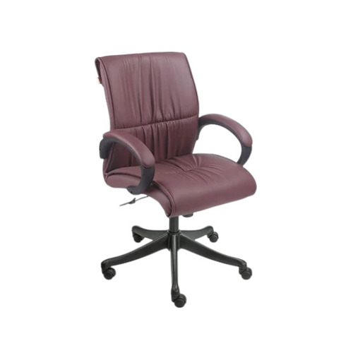 Medium Back Leather Office Chairs