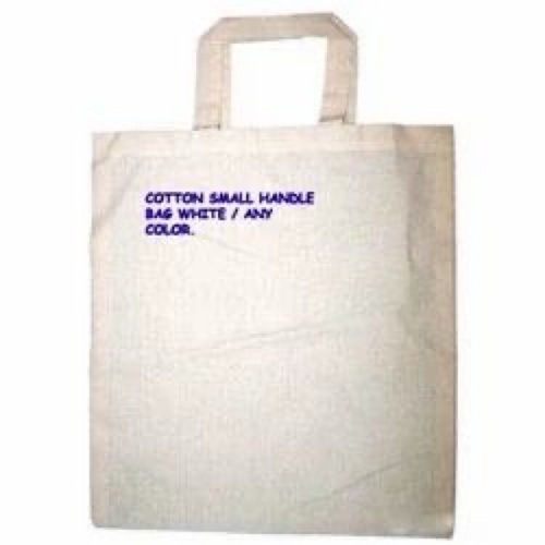 Plain Cotton Carry Bags - Cotton Fabric, All Size, White | Recyclable, Eco Friendly, Reusable, Tear Resistant, Foldable, Washable