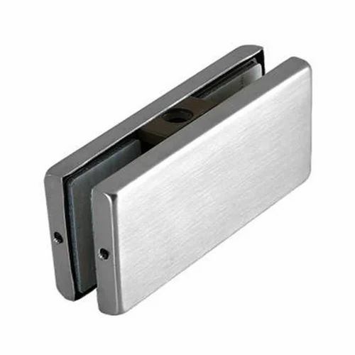 Side Panel Patch Fitting - Stainless Steel, Silver, 10mm Glass Thickness | Screw-In Installation, Glossy Finish