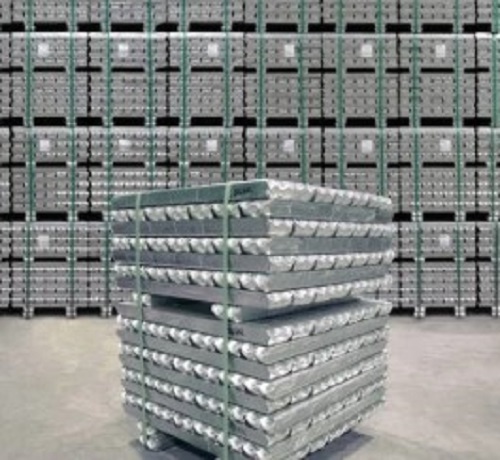 Silver Aluminium Ingot