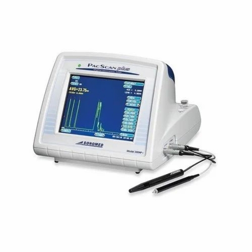 Sonomed A Scan Biometry - Metal, Standard Size, White, 220-440V | Eye Measurement Ultrasound, Accurate Axial Length, Lens Calculation, Portable Digital Display