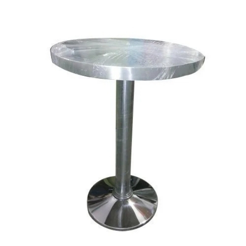 Stainless Steel Round Table - Stainless Steel, Silver, All Sizes | Durable, Rust & Corrosion Resistant, Smooth Surface, Stable Structure