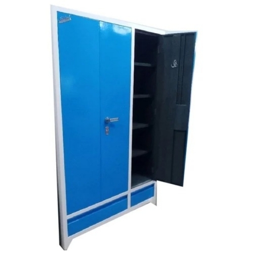 Steel Almirah - Steel, Multi Color, Folded, All Sizes | Durable, Rust Resistant, Lockable Doors, Spacious Storage