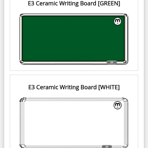 Writing Boards - Plastic, Rectangular, White and Green | Durable, Portable, Magnetic, Stain and Scratch Resistant